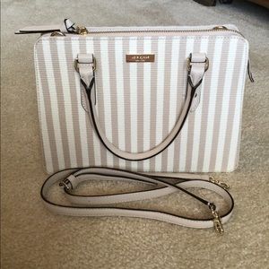 Cream Stripe Kate Spade 3 Day Sale